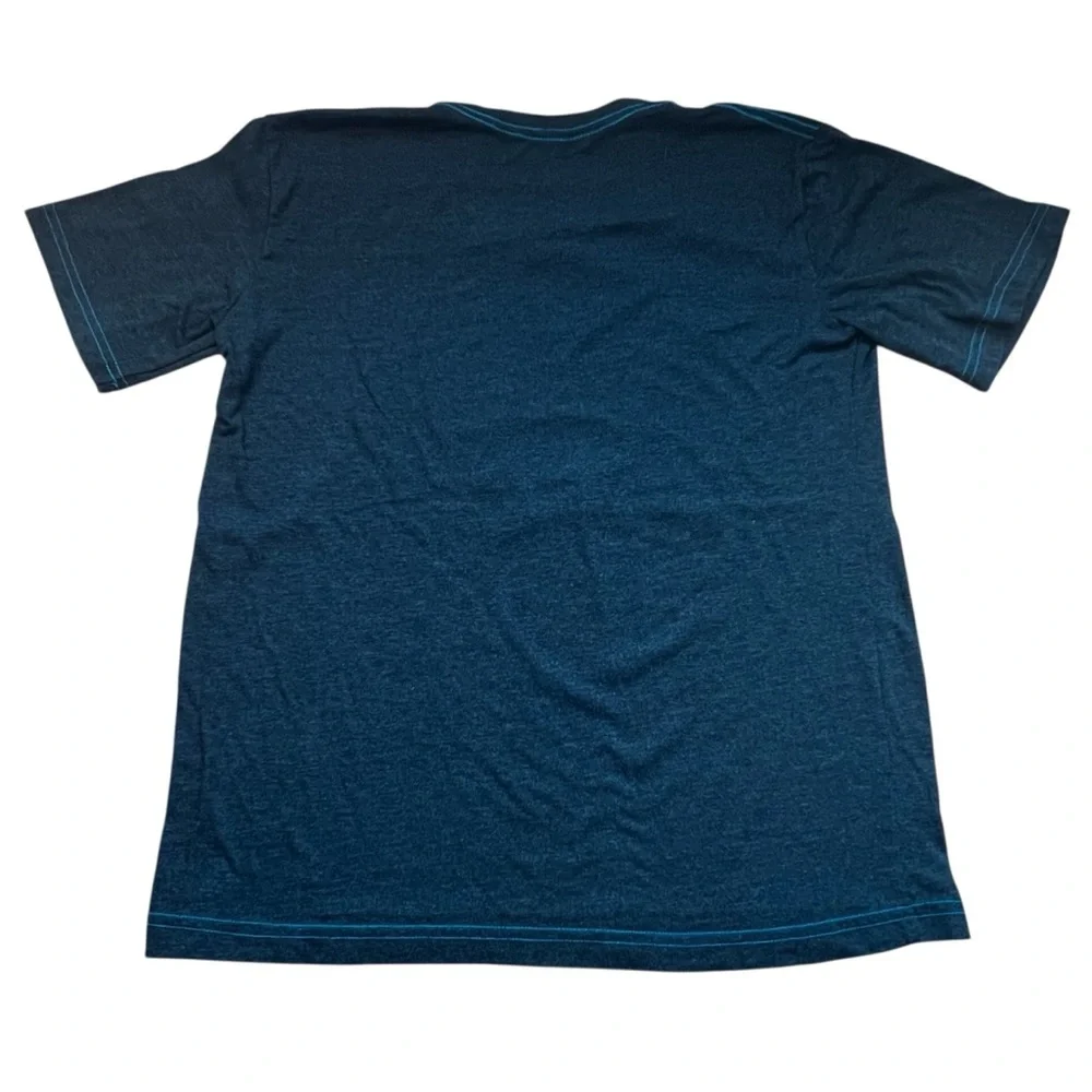 Skylanders Swap Force Blast Zone Black Blue Heather Short Sleeve Tee Youth XL